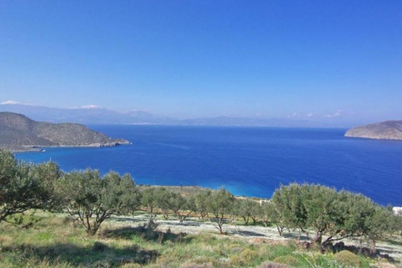 Kavousi Kreta, Tholos: Grundstück mit Baugenehmigung und herrlichem Meerblick zu verkaufen Grundstück kaufen